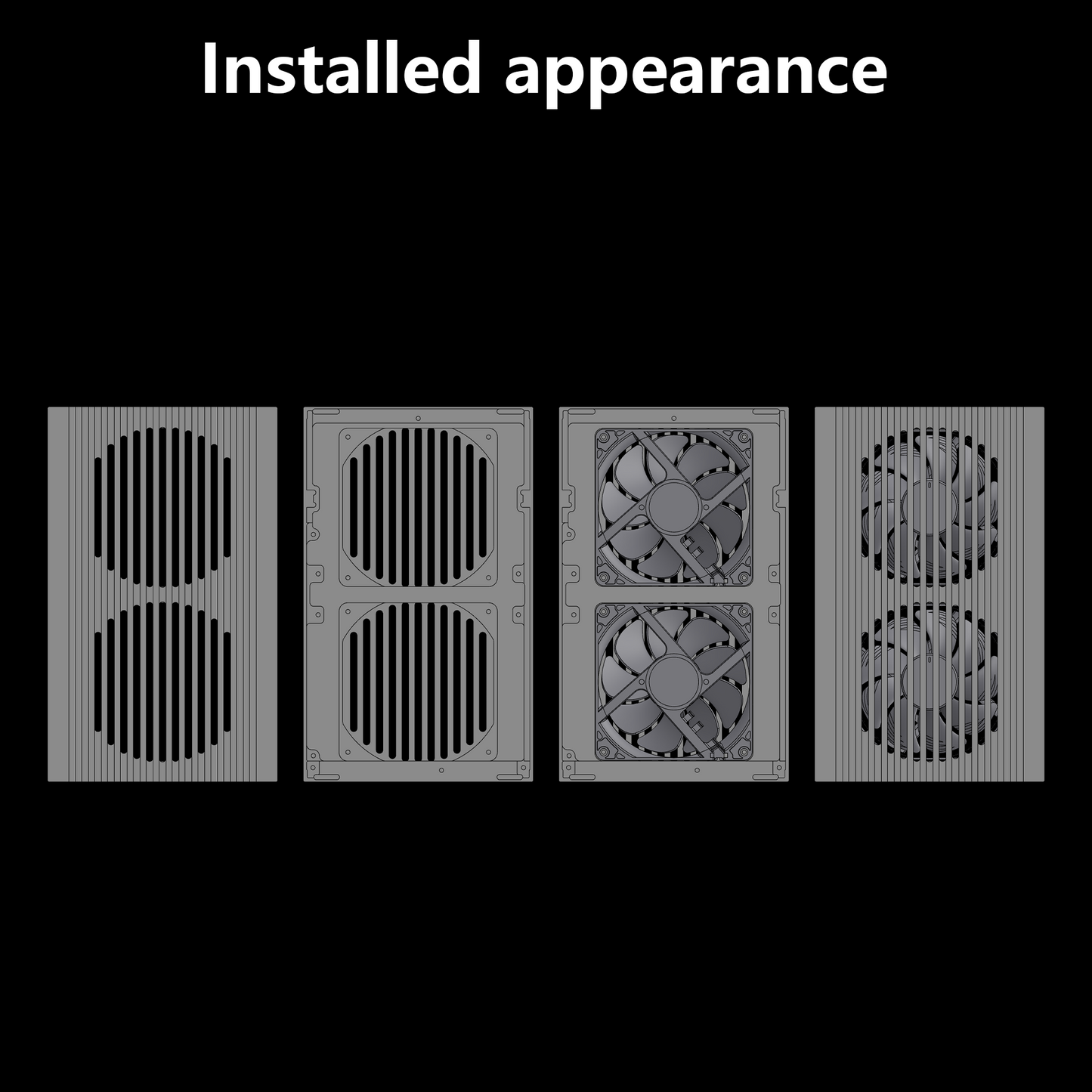 FormD T1 Fan Grill Front Panel