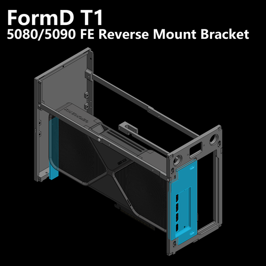 FormD T1 RTX 5080/5090 FE Reverse Mount Integrated GPU Bracket
