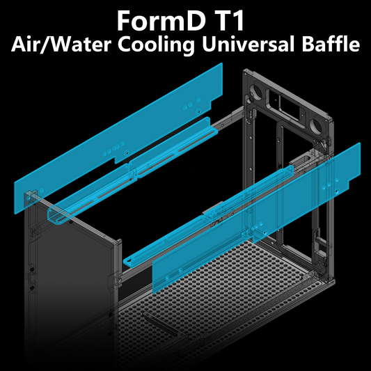 FormD T1 Air/Water Cooling Fan Bracket Baffle